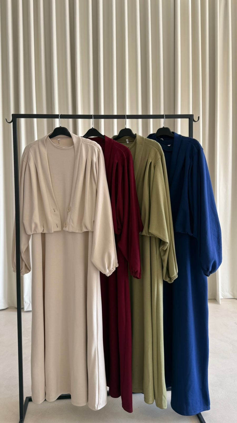 DRESS WITH CARDIGAN MB104