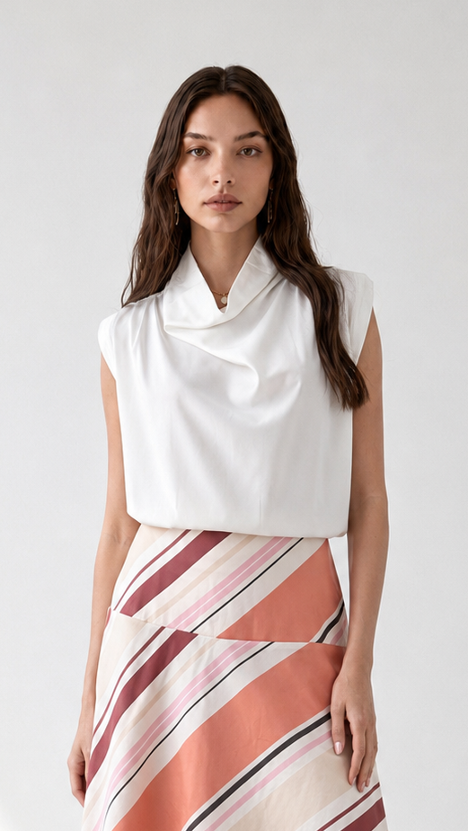Satin Blouse 260534
