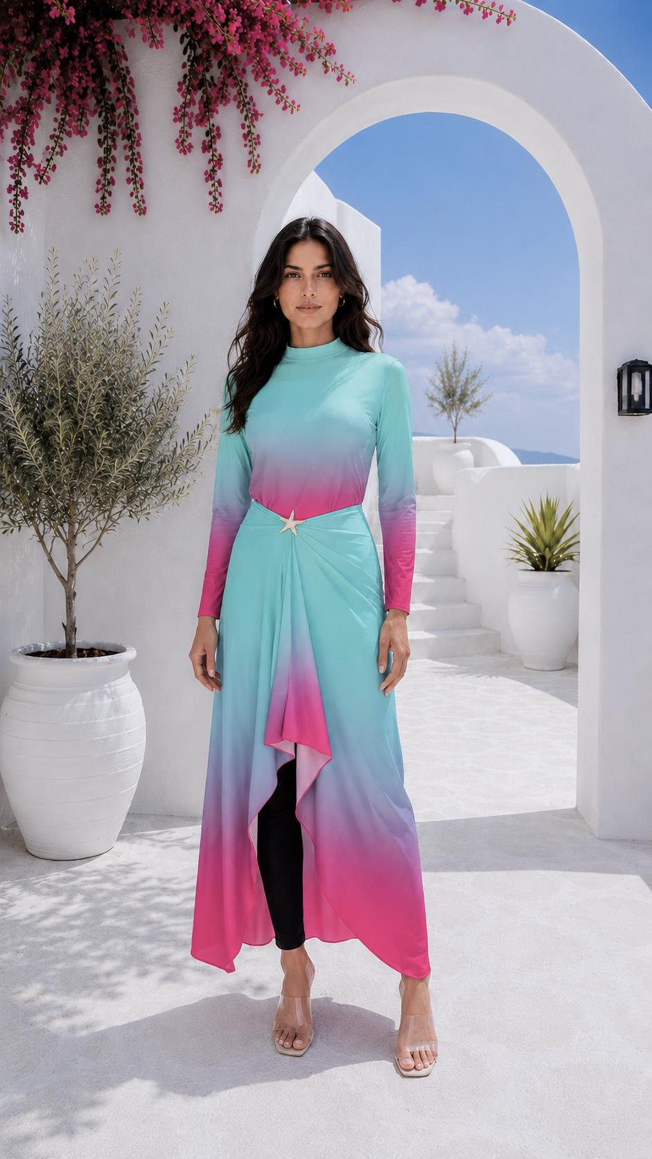Azure Burkini Set