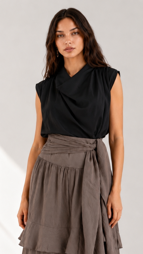 Satin Blouse 260534