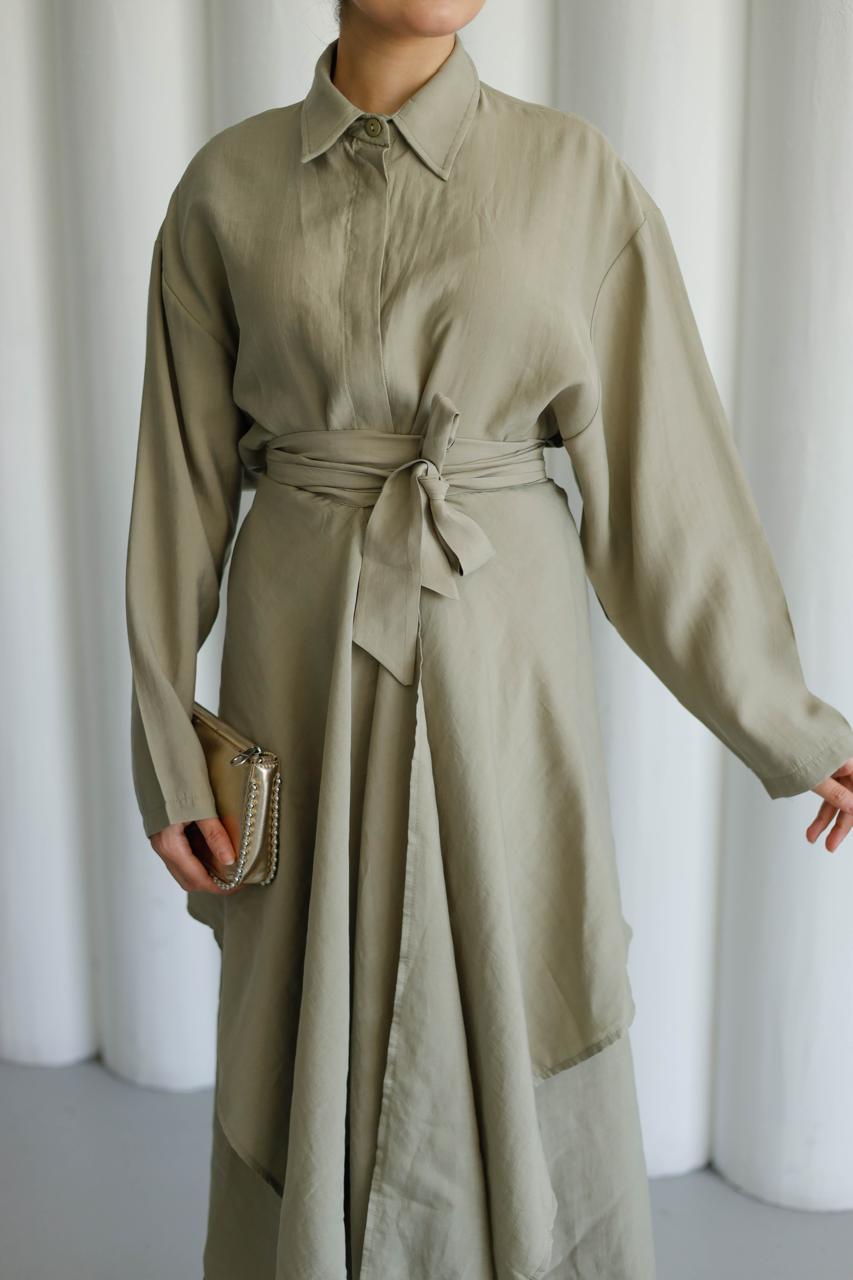 Belted dress QU 1078