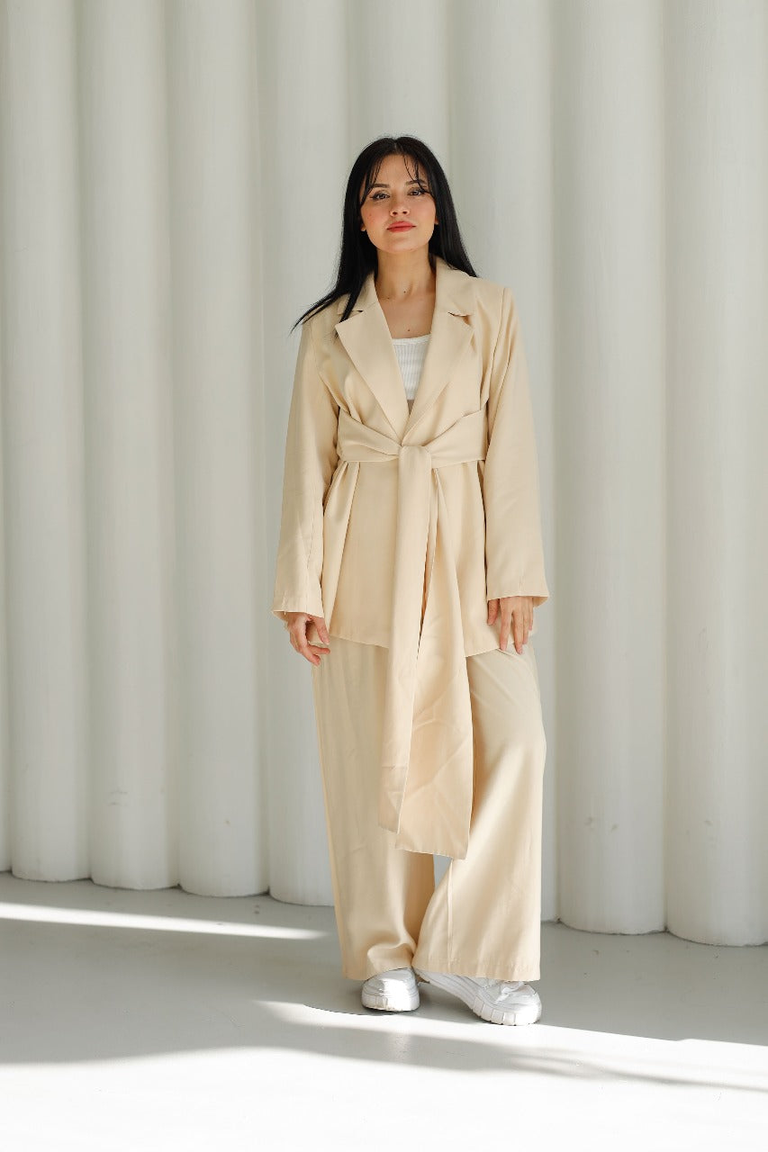 Belted blazer KB 3109