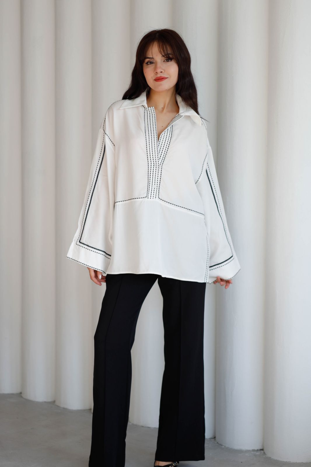 Embroidered Shirt HFK100005 - HANGER