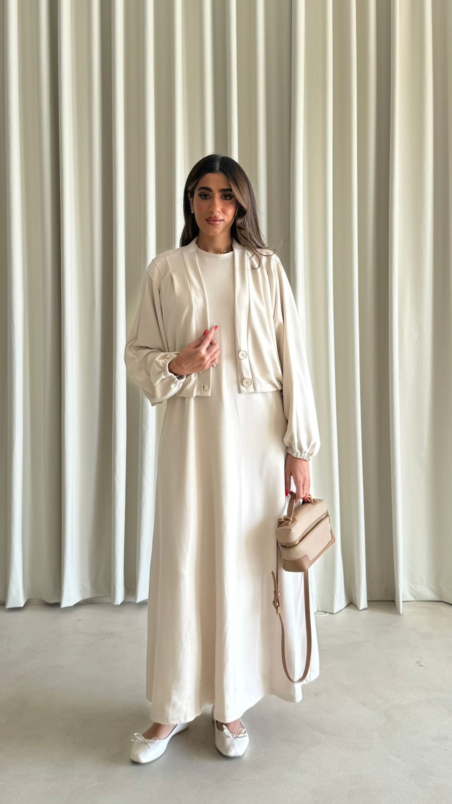 DRESS WITH CARDIGAN MB104