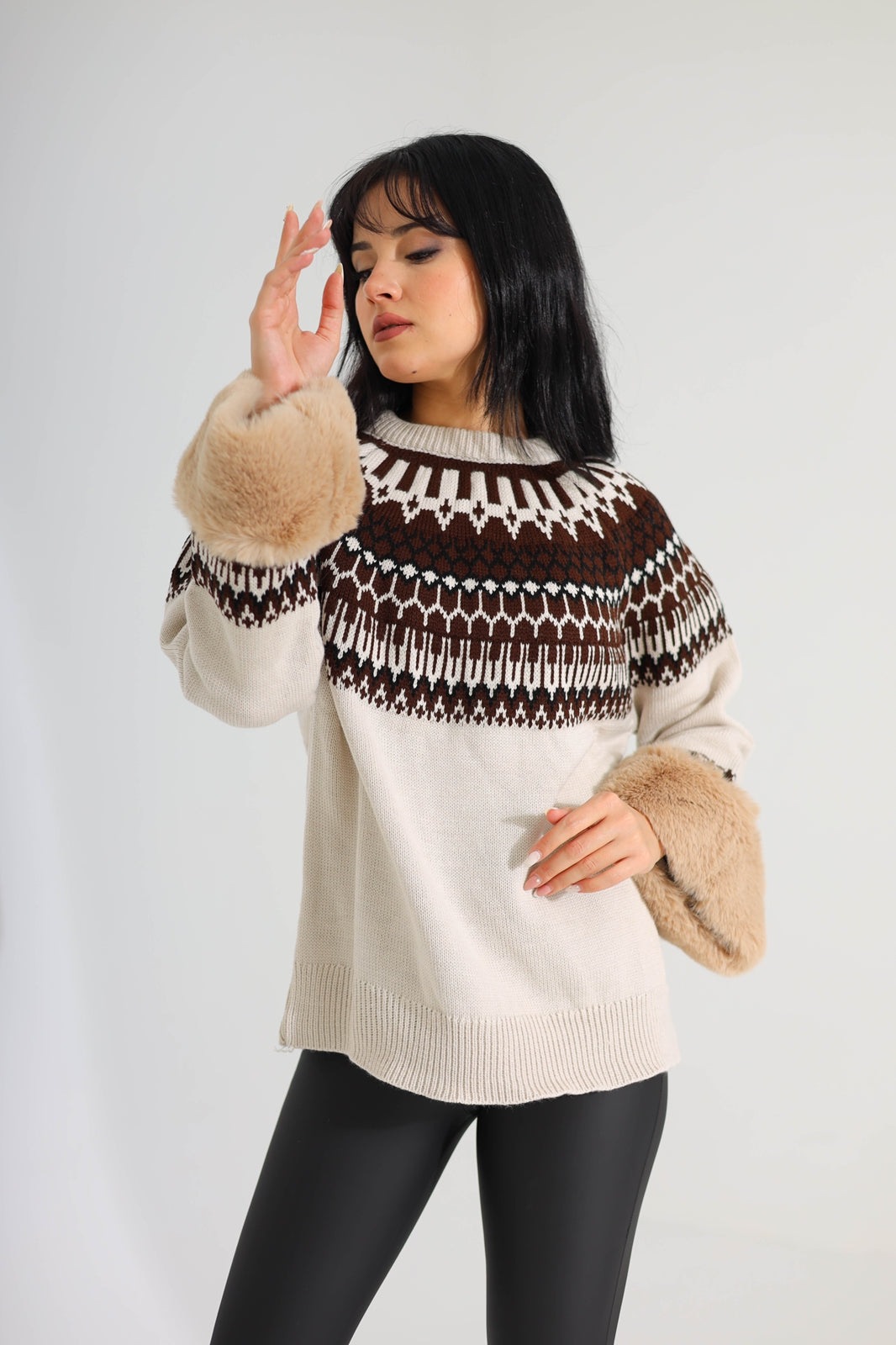 Fur sweater 1004 - HANGER