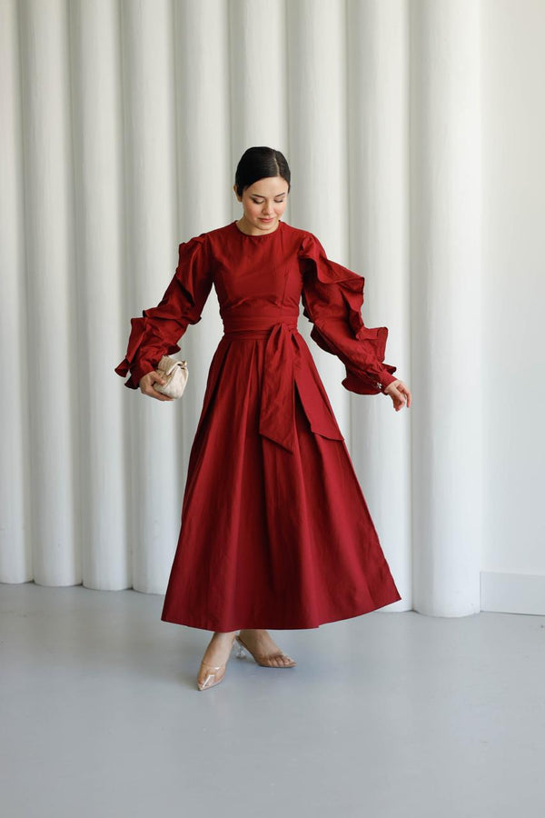 Belted dress MY 1076 - HANGER