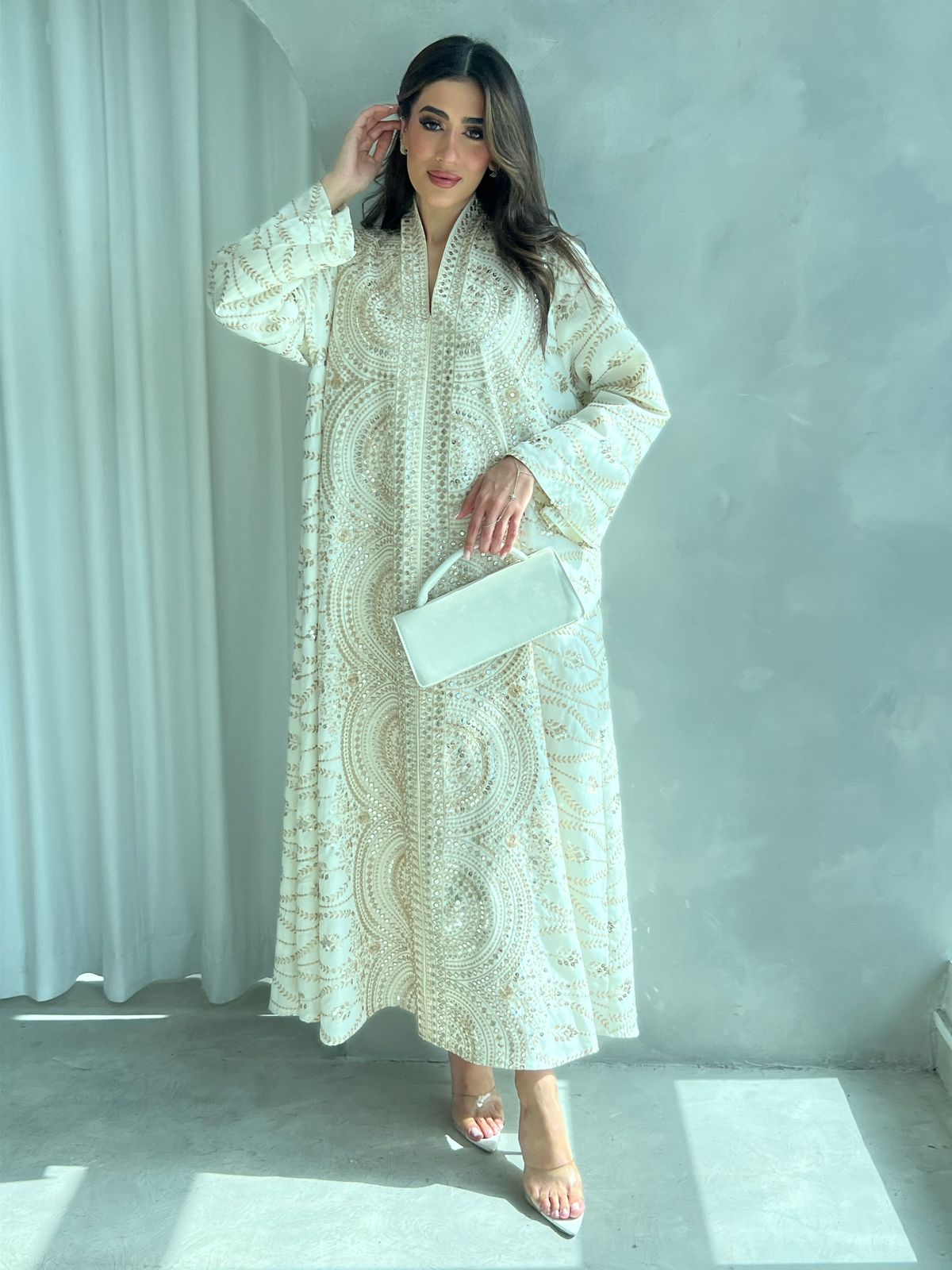 Kuwaiti abaya F 4113
