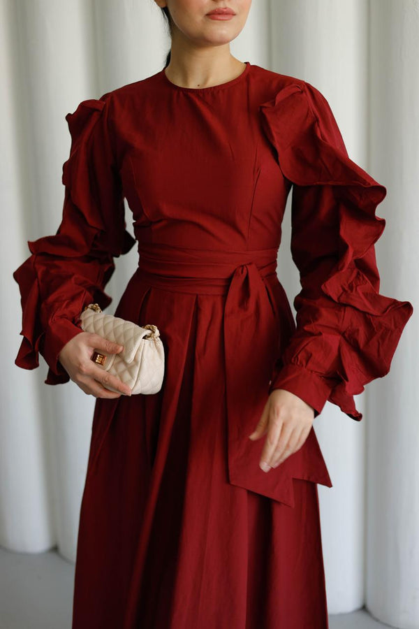 Belted dress MY 1076 - HANGER
