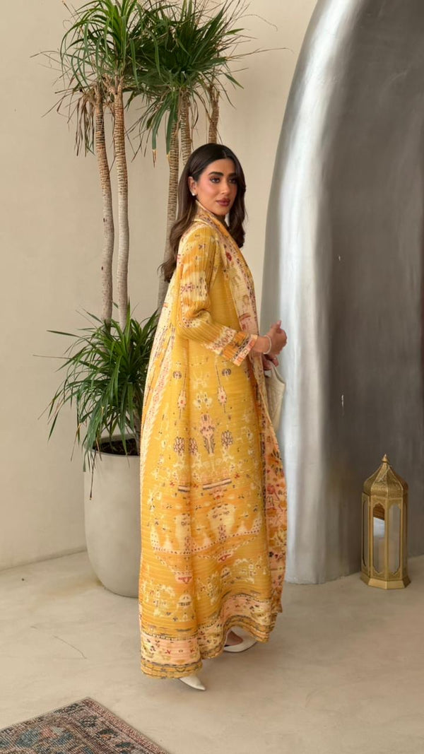 PLEATED ABAYA - HANGER