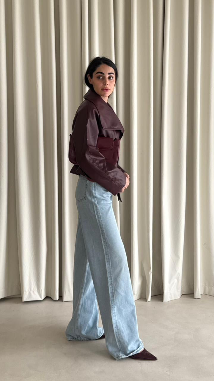 LEATHER JACKET 25K1010 - HANGER