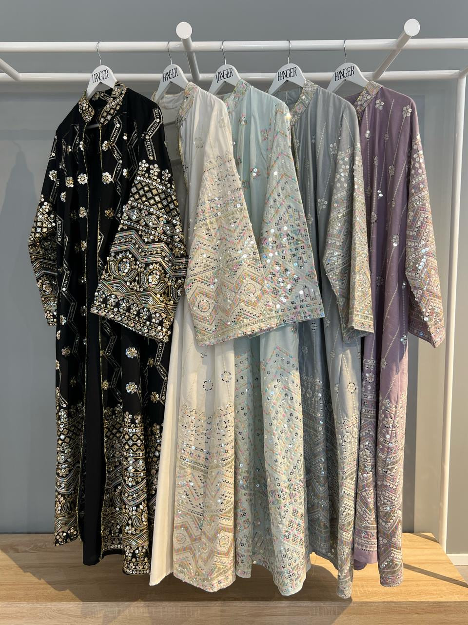 Kuwaiti abaya set F 4114