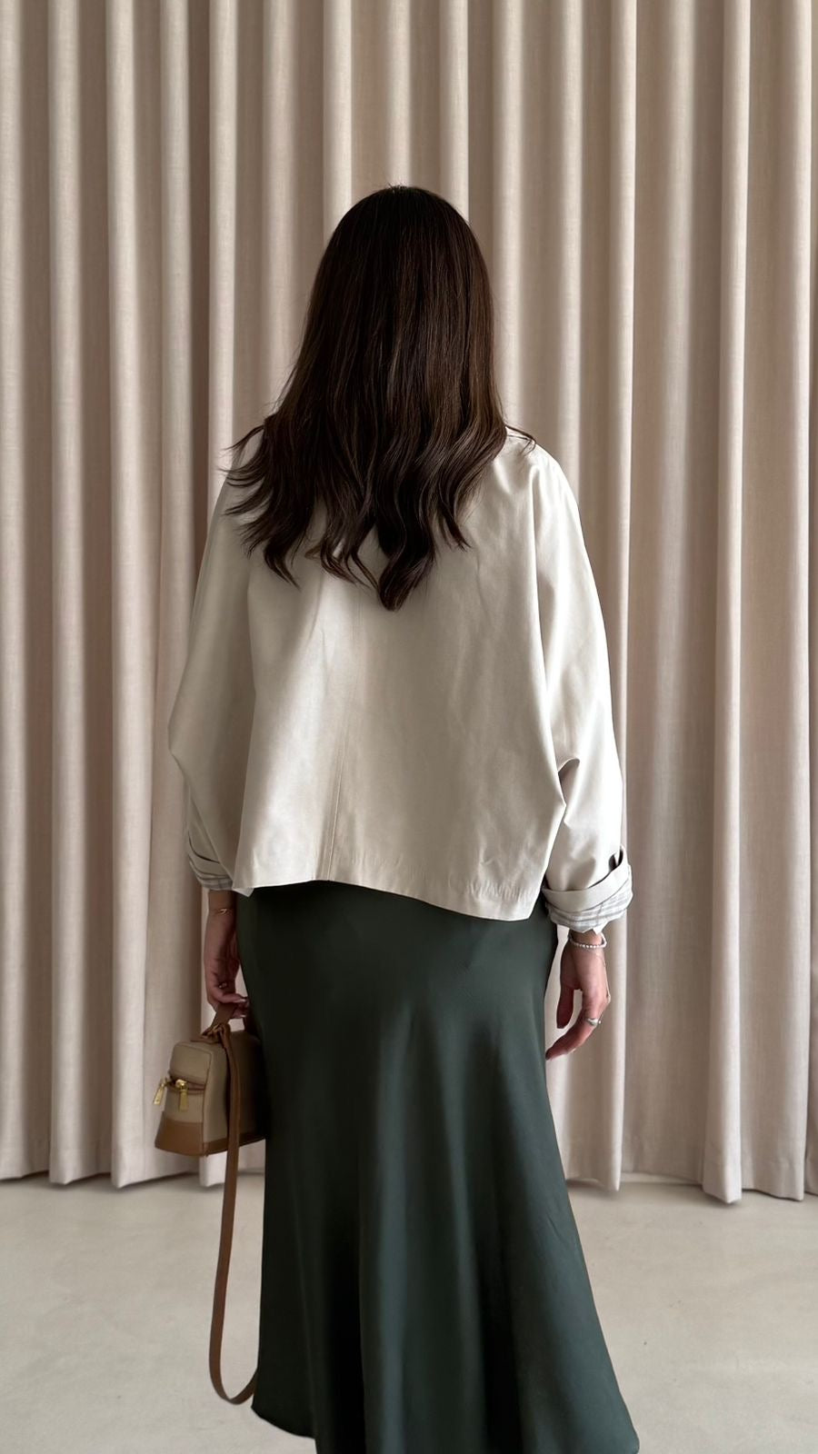 Crop Trench coat AP9628