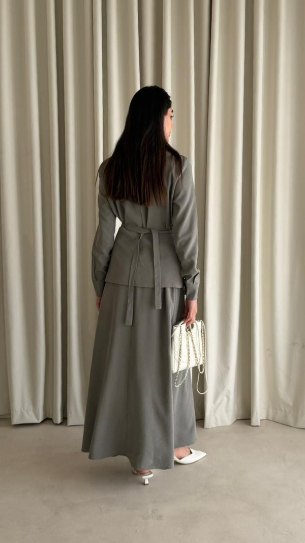 BELTED DRESS N4331 - HANGER
