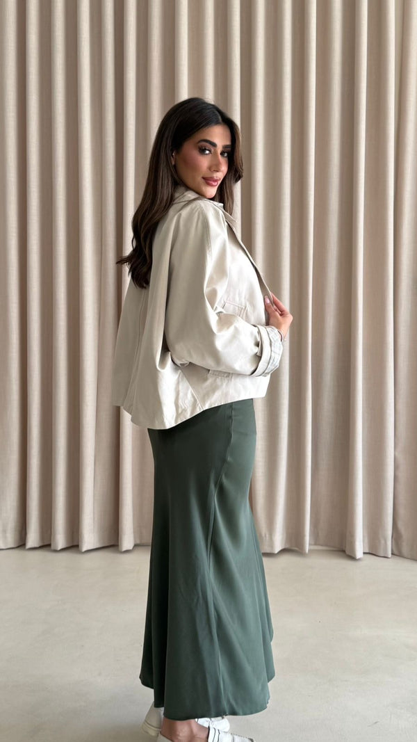 Crop Trench coat AP9628 - HANGER