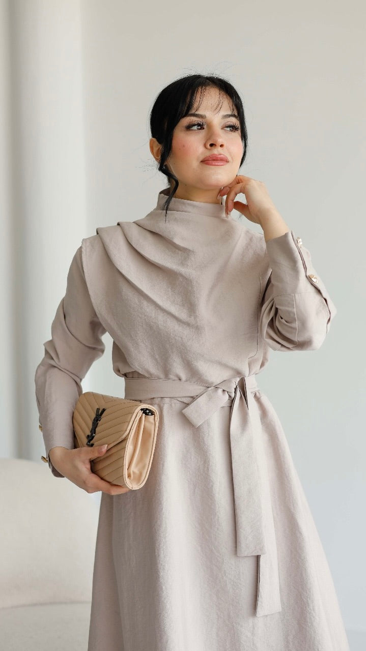 Belted Dress SOV 101115