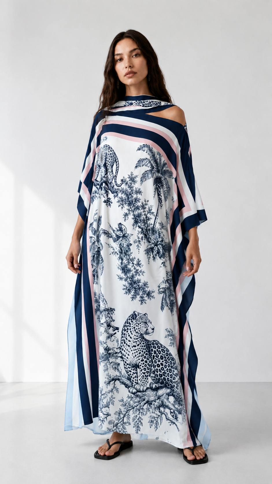 DRESS  WITH SCARF 1001 - HANGER