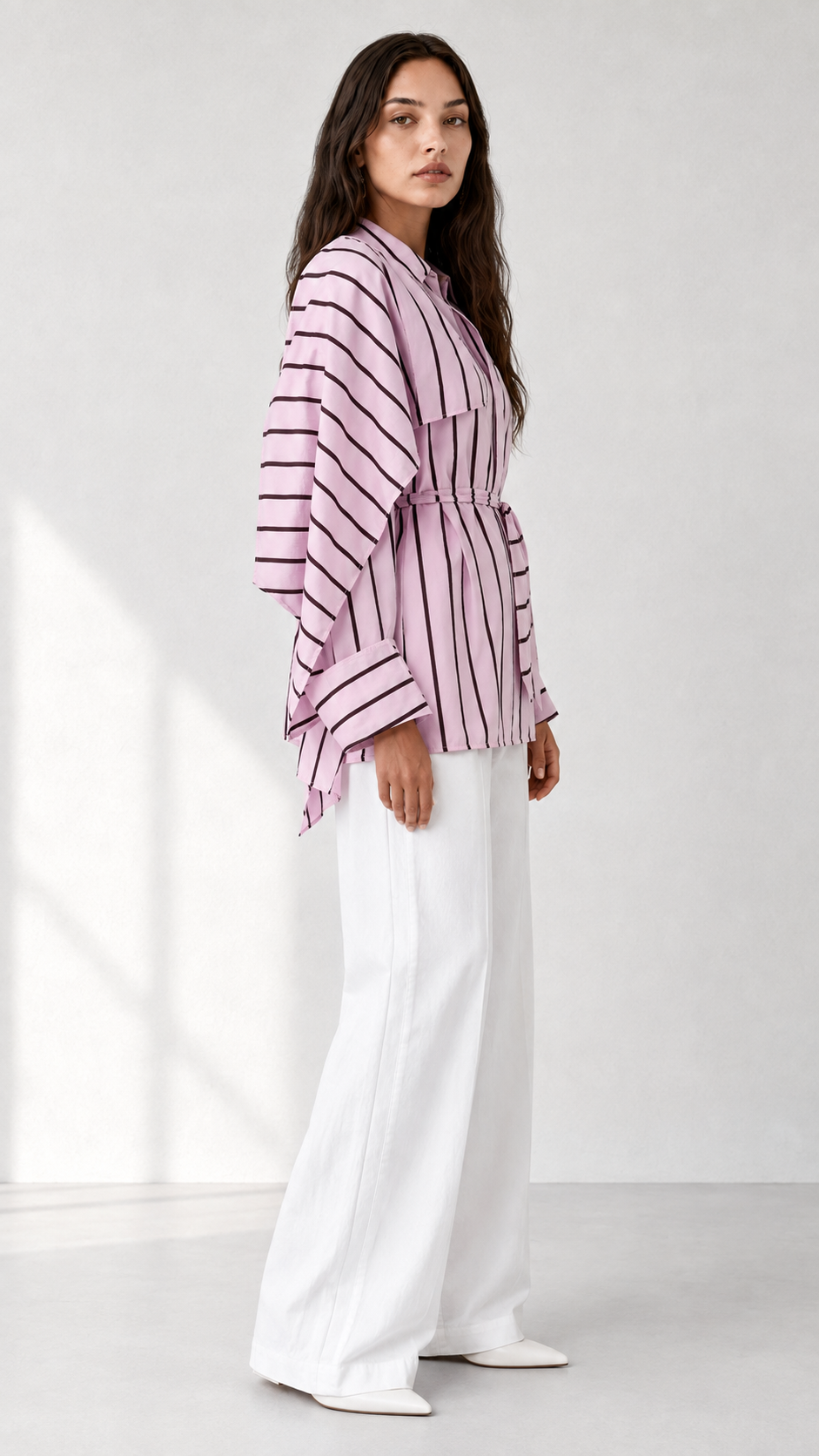 SHIRT WITH SCARF 8835