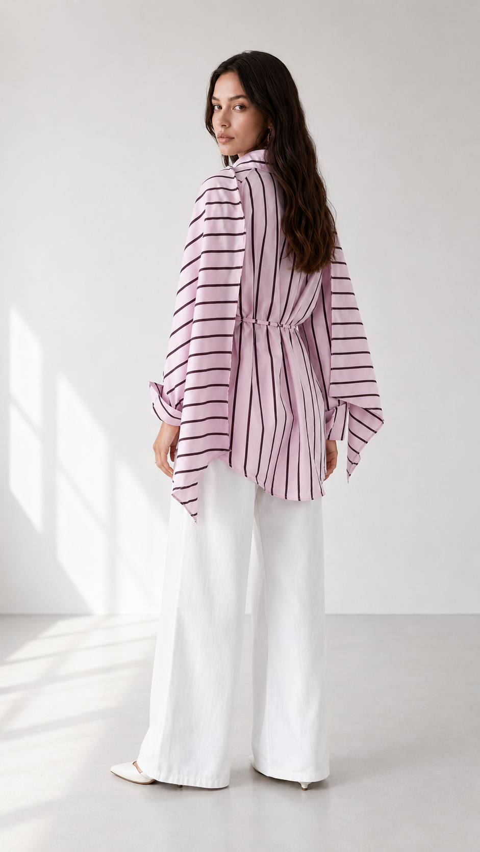 SHIRT WITH SCARF 8835