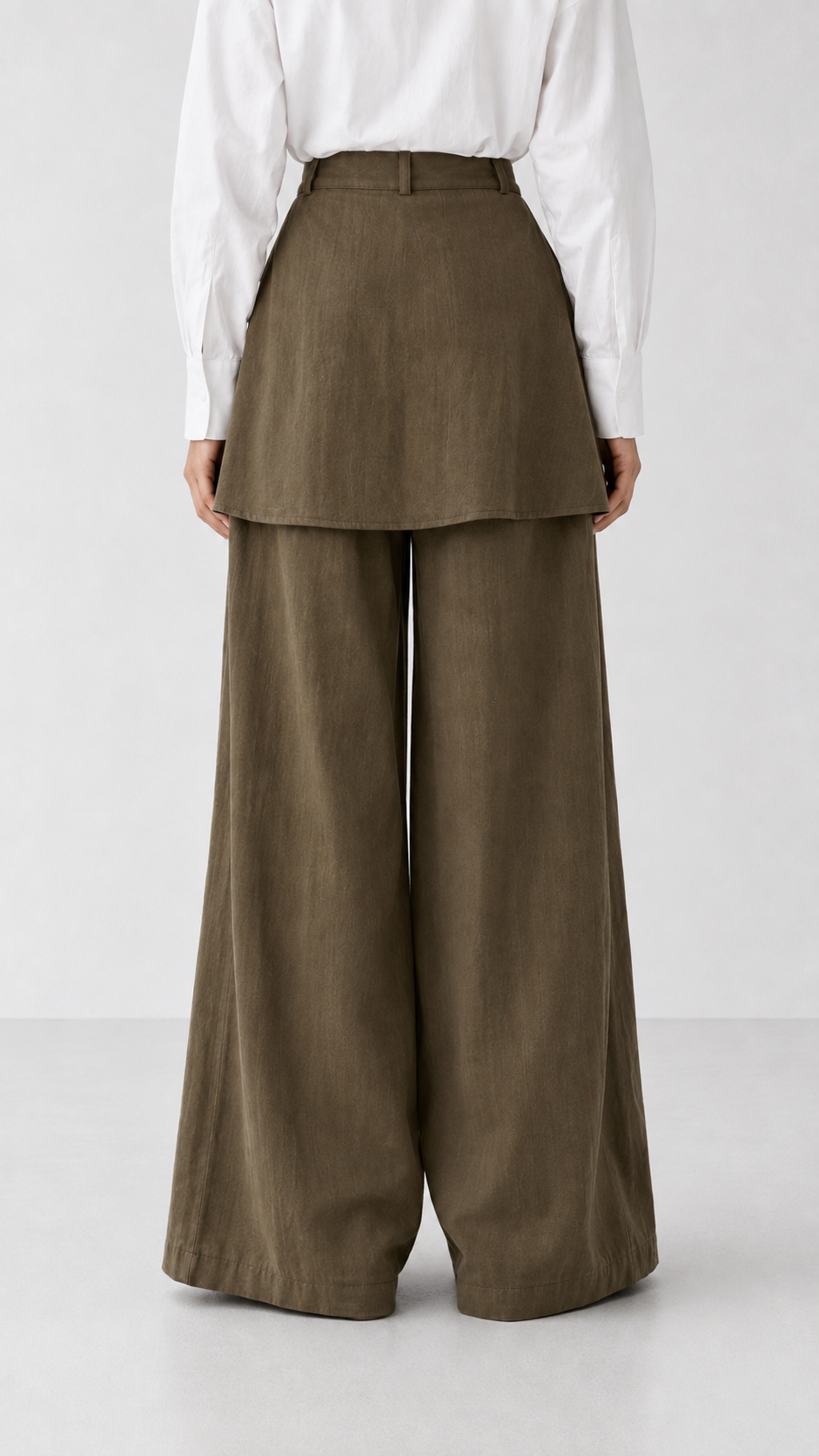 Linen Pant with Skirt 1005 - HANGER