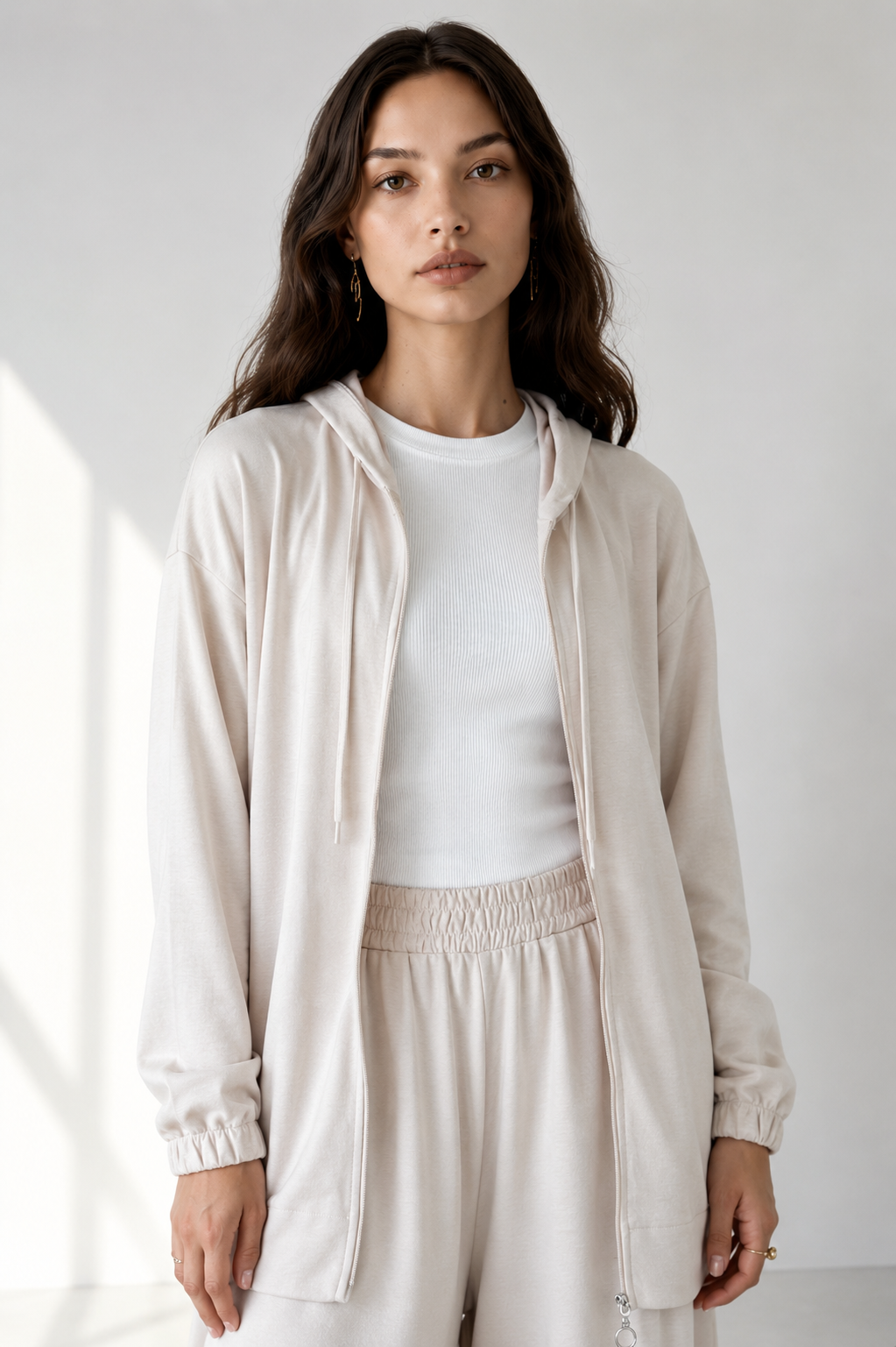Hoodie Zip Set  1001