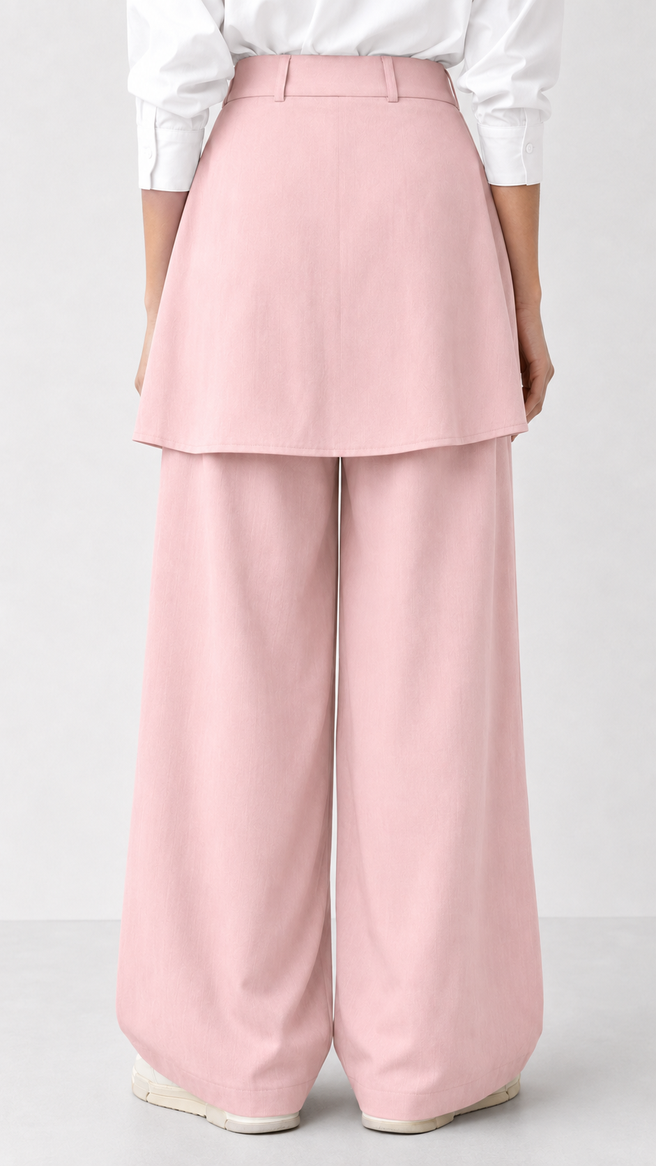 Linen Pant with Skirt 1005 - HANGER