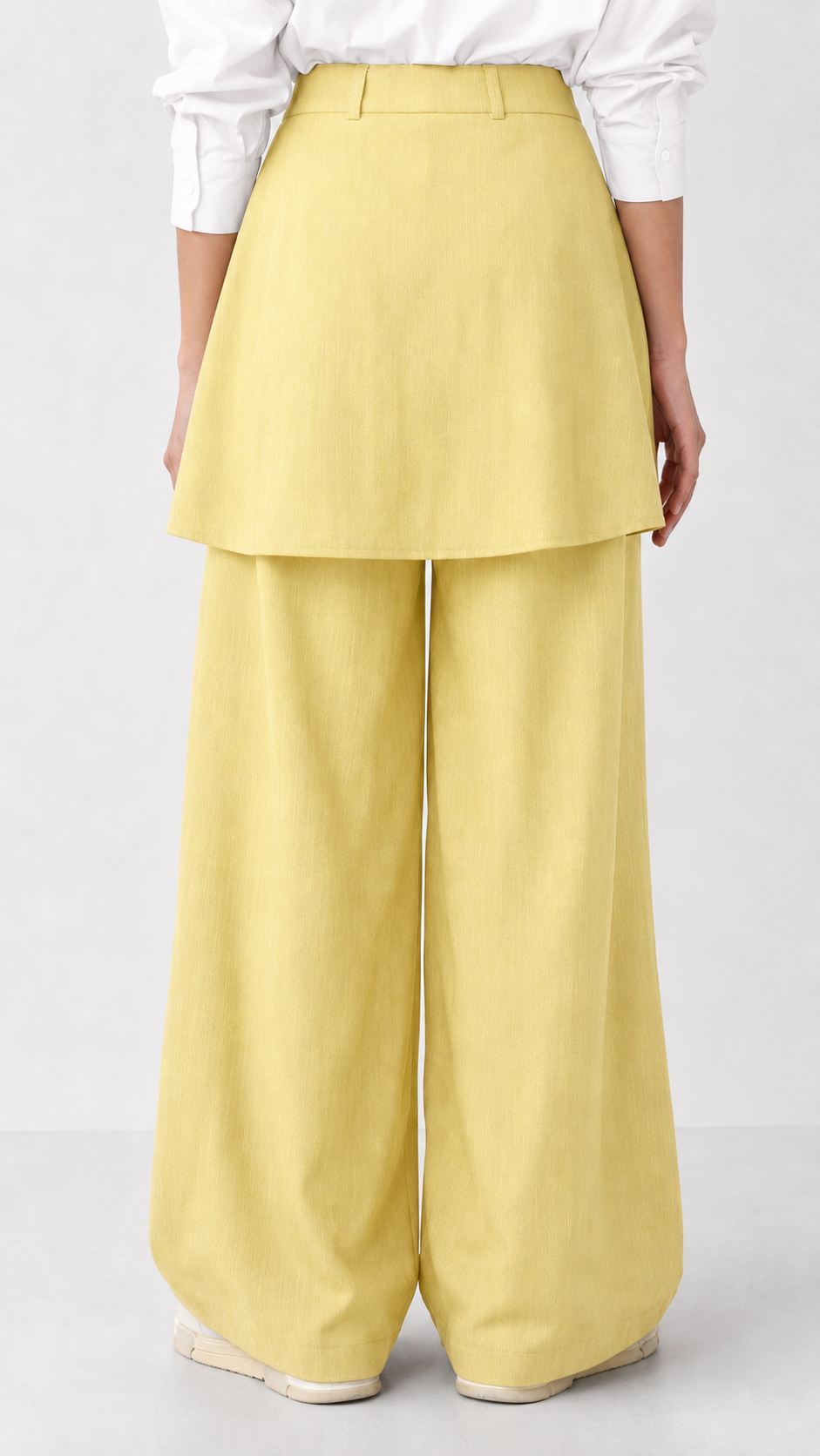 Linen Pant with Skirt 1005 - HANGER