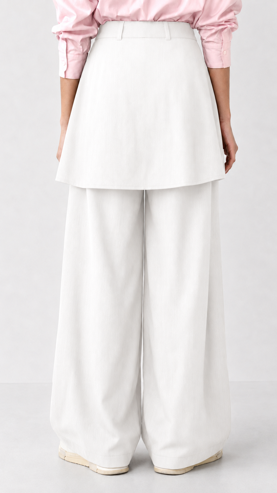 Linen Pant with Skirt 1005 - HANGER