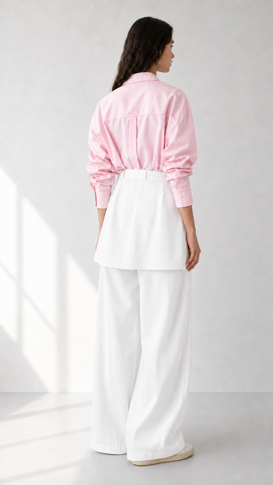 Linen Pant with Skirt 1005 - HANGER