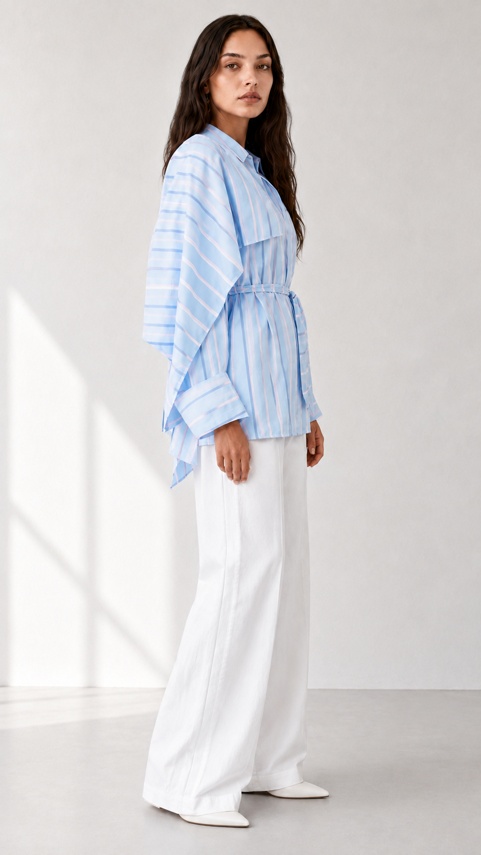 SHIRT WITH SCARF 8835