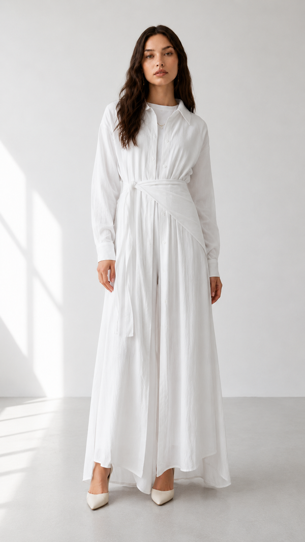 Linen 4 piece Shirt Set 1003 - HANGER