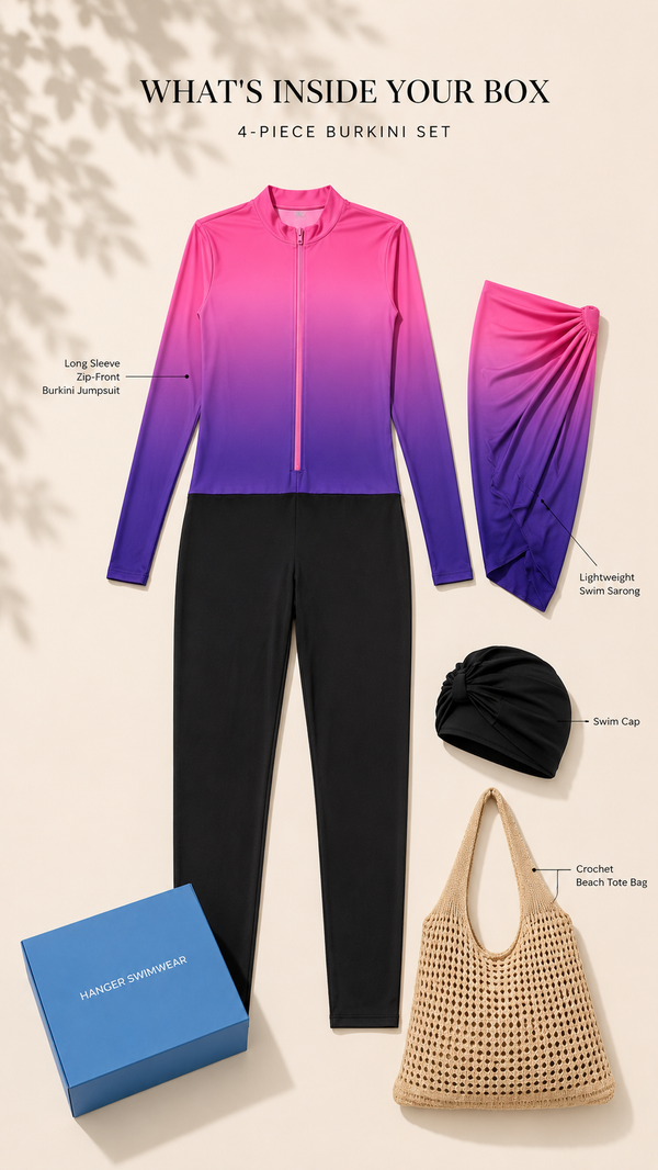Moon Berry Burkini Set - HANGER