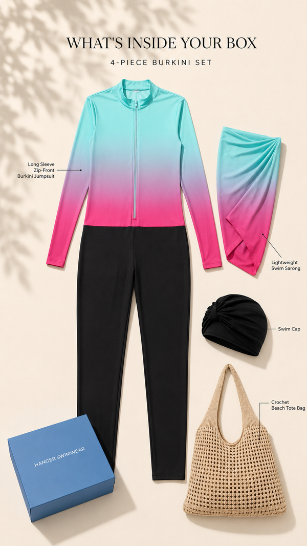 Azure Burkini Set - HANGER
