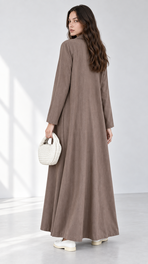 Linen Dress With Inner 1009 - HANGER