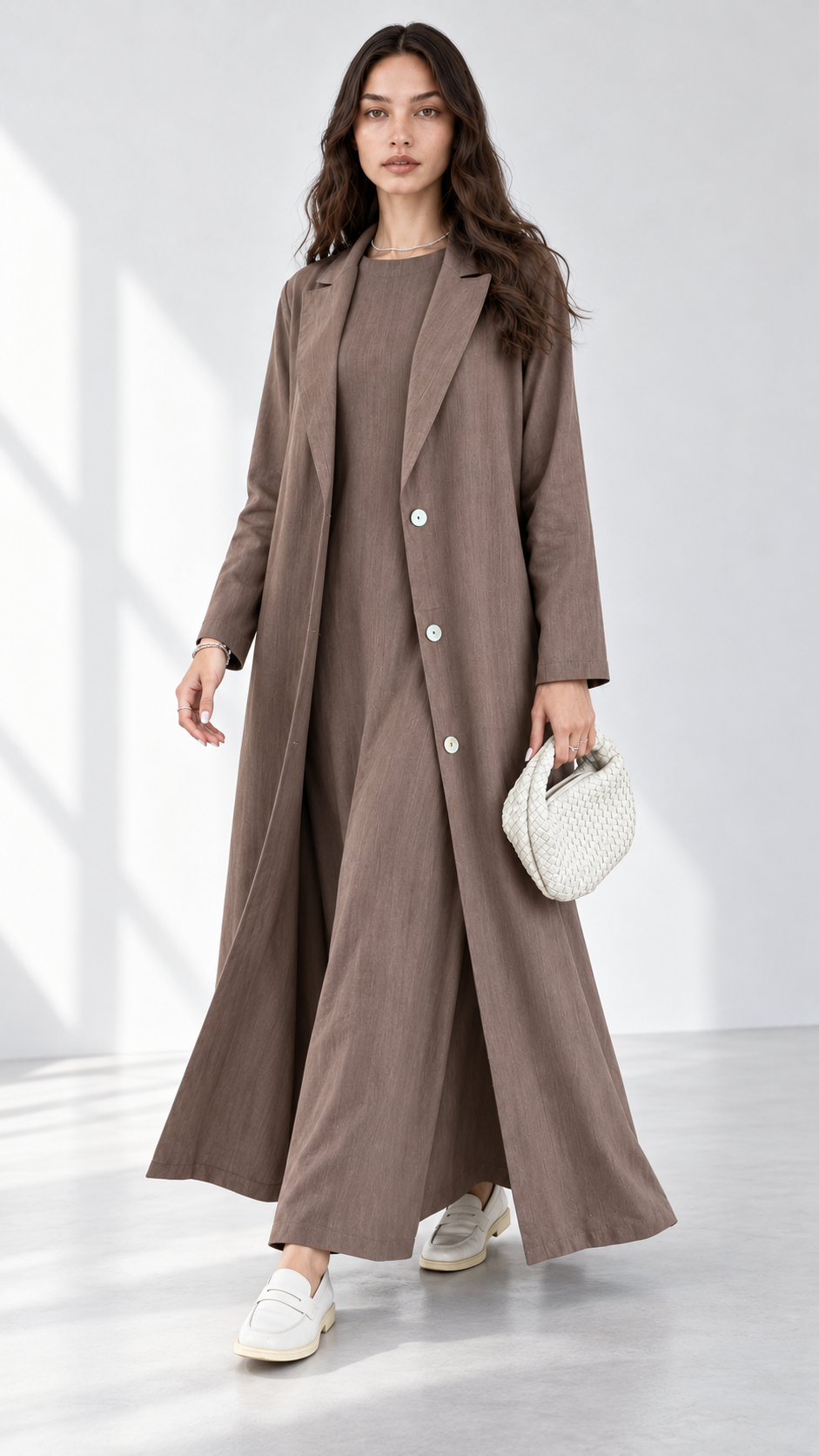 Linen Dress With Inner 1009