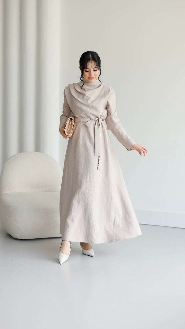 Belted Dress SOV 101115