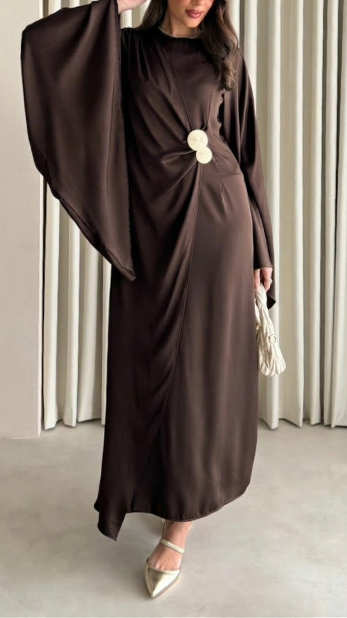 SATIN DRESS QH 5010 - HANGER