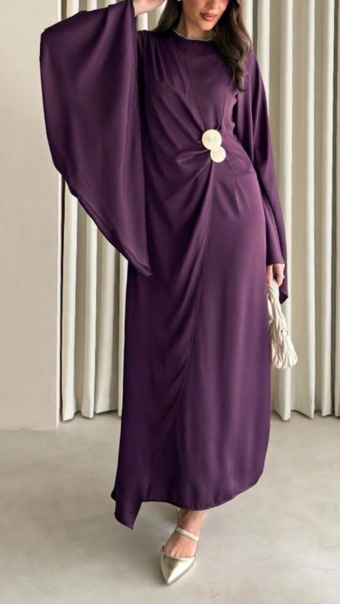 SATIN DRESS QH 5010 - HANGER