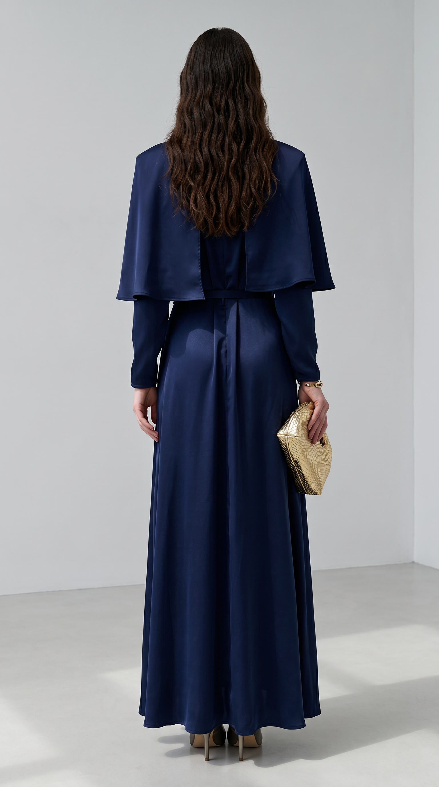 SATIN DRESS QH 3033 - HANGER