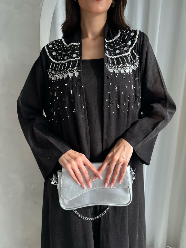 Kuwaiti abaya dress F 4148