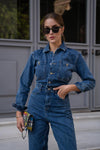 Denim Jumpsuit 230108