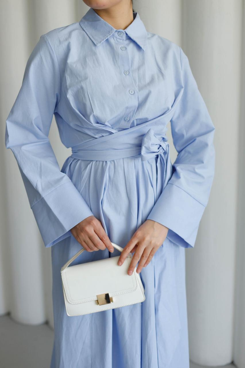Belted dress PO 25-517