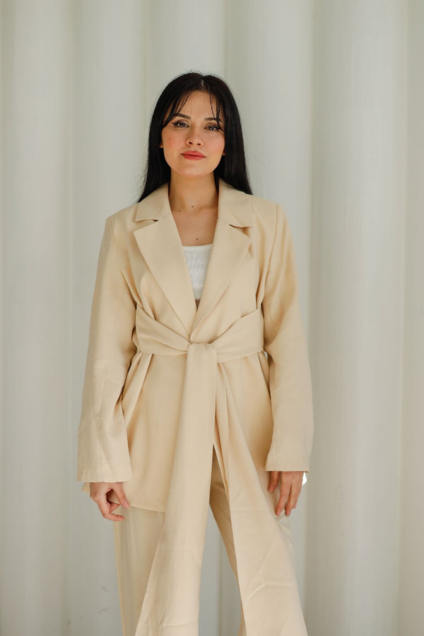 Belted blazer KB 3109