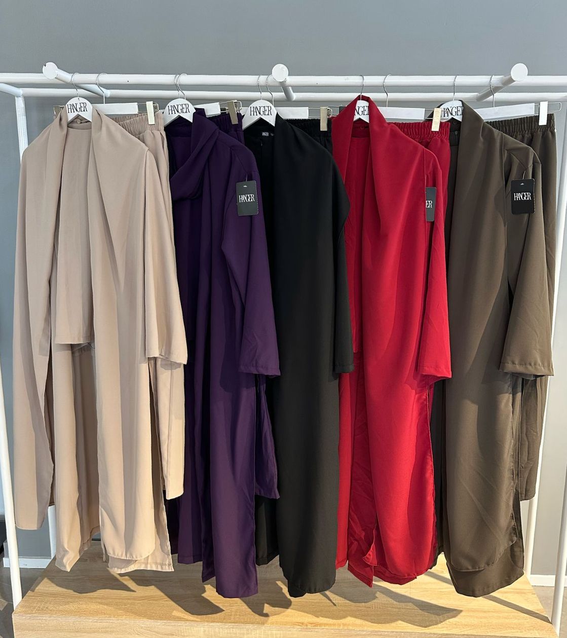 3pec belted cardigan K 3000