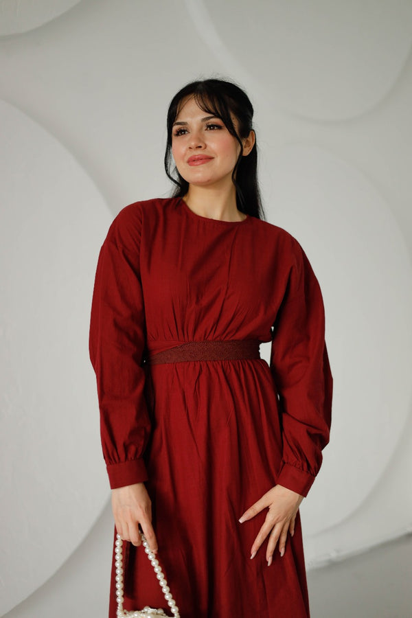 Belted Dress 6517 - HANGER