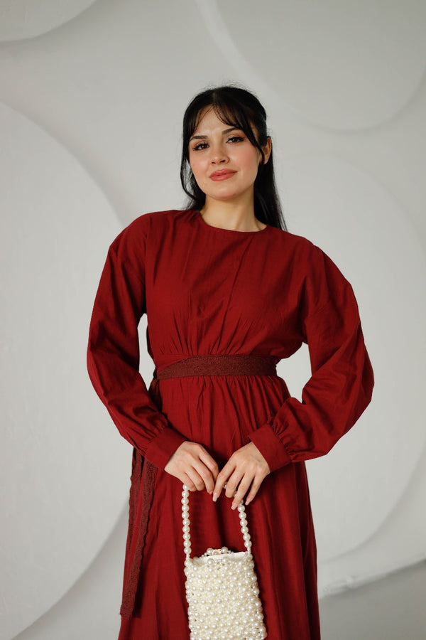 Belted Dress 6517 - HANGER
