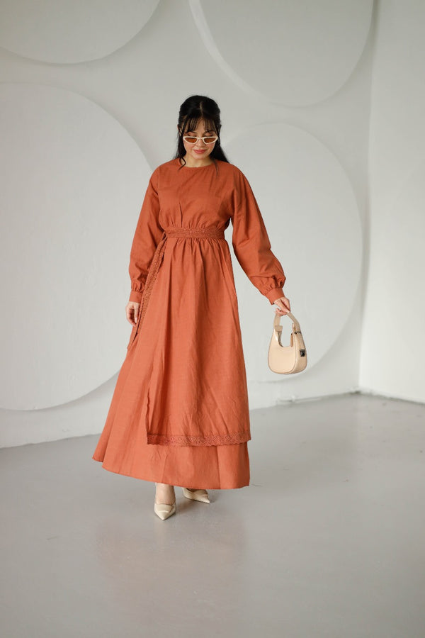Belted Dress 6517 - HANGER