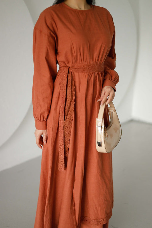 Belted Dress 6517 - HANGER