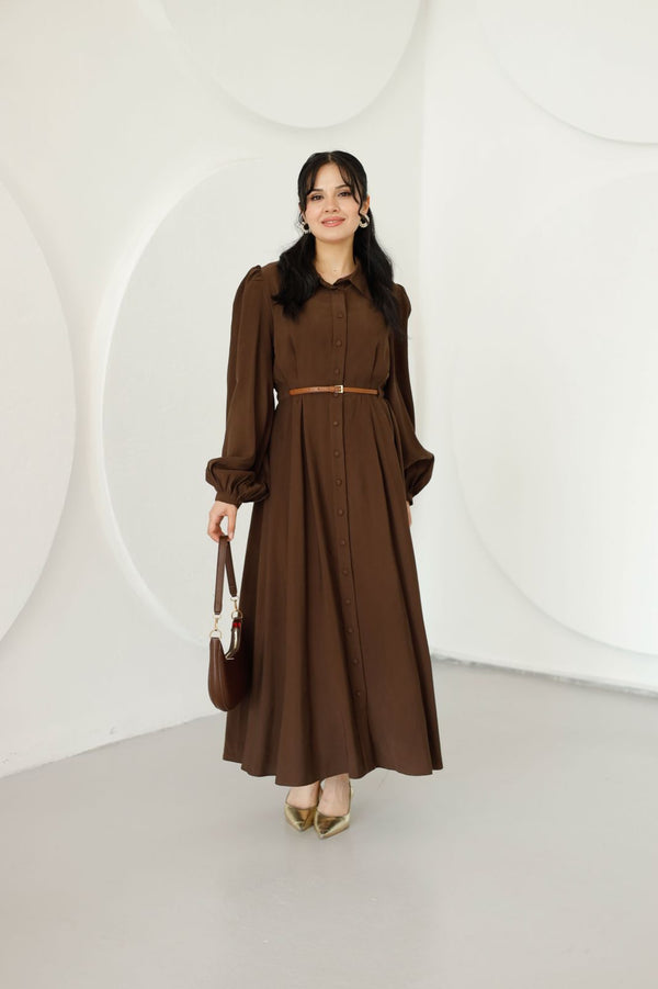 Belted dress LA837 - HANGER