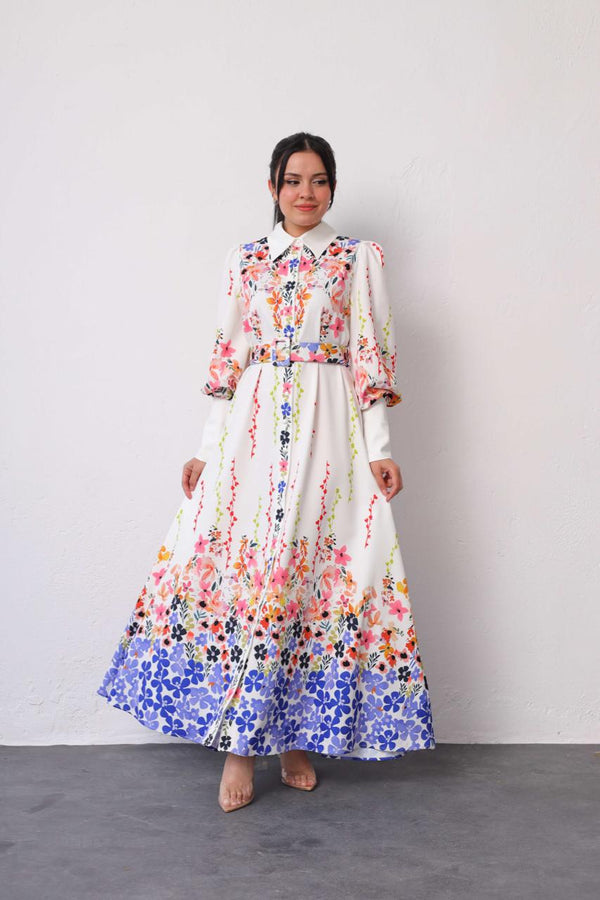 Belted Dress 4223 - HANGER