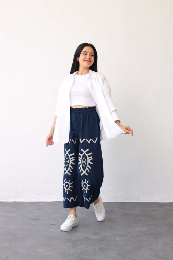 Patterned pant 40199 - HANGER